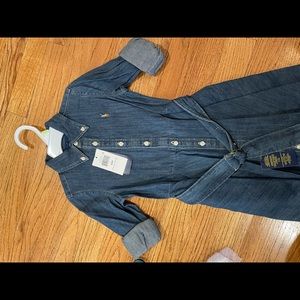 Polo girls denim dress